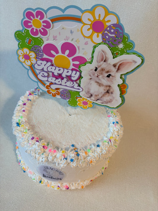 HAPPY EASTER CAKE TOPPER