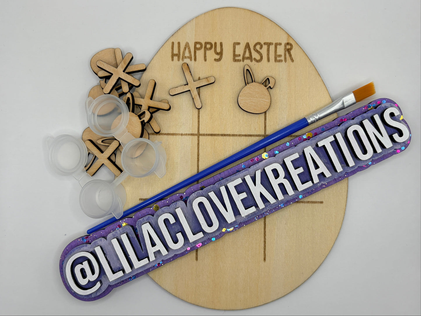 EASTER TIC TAC TOE PAINTING KIT