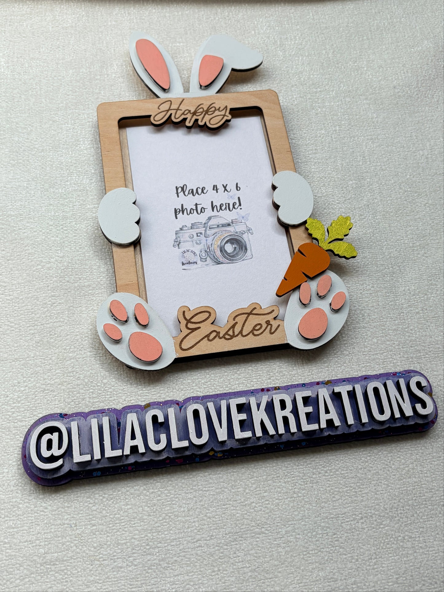 HAPPY EASTER BUNNY FRAME