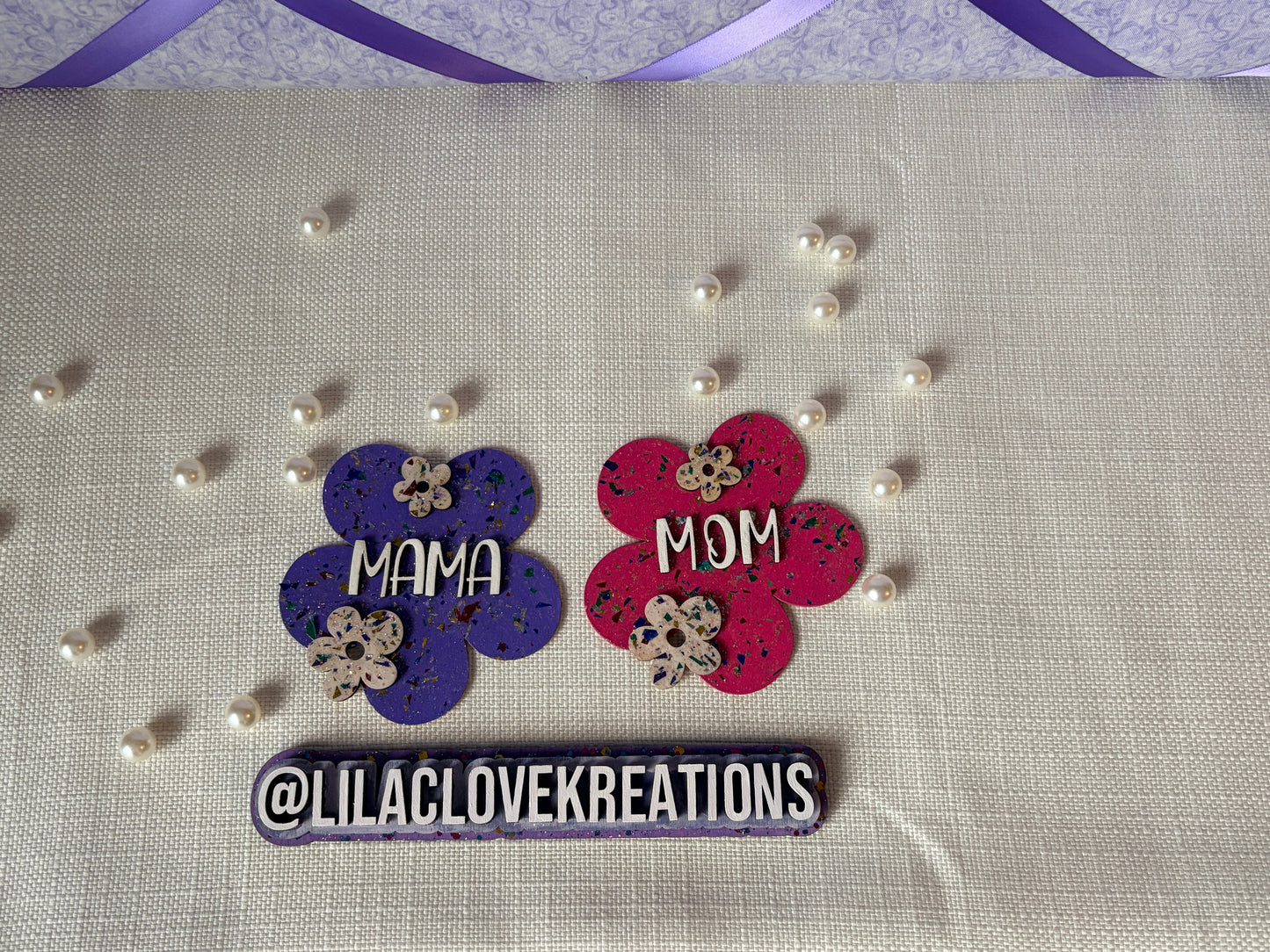 MOTHERS DAY FLOWER FRIDGE MAGNET