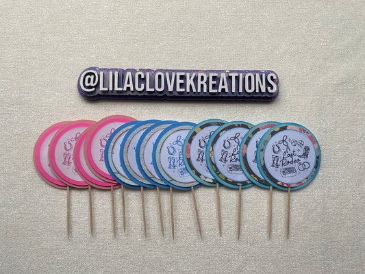 LAST RODEO CUPCAKE TOPPERS