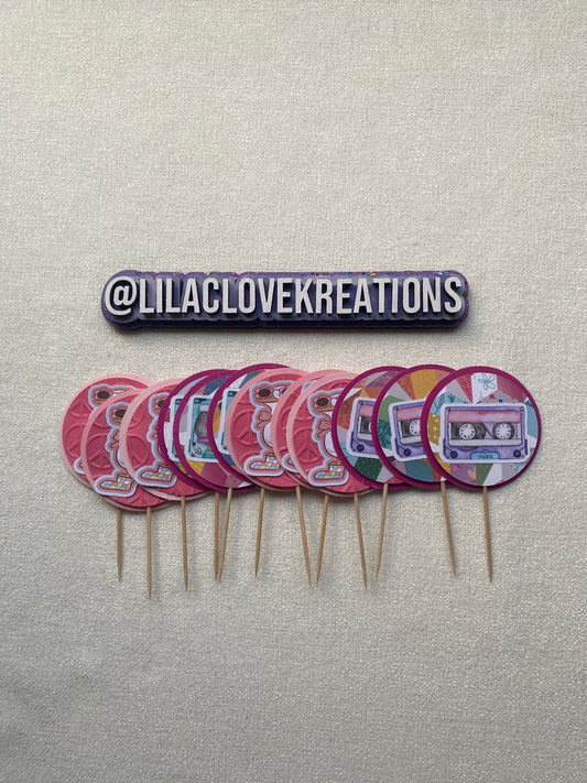 RETRO GOOSE CUPCAKE TOPPERS