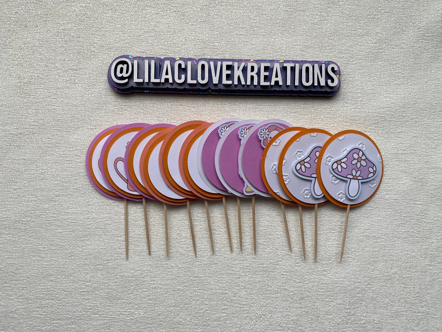 GARDEN GOOSE CUPCAKE TOPPERS