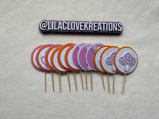 GARDEN GOOSE CUPCAKE TOPPERS