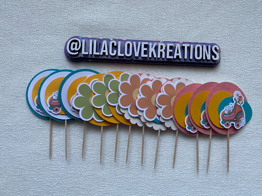 ROLLER SKATE CUPCAKE TOPPERS