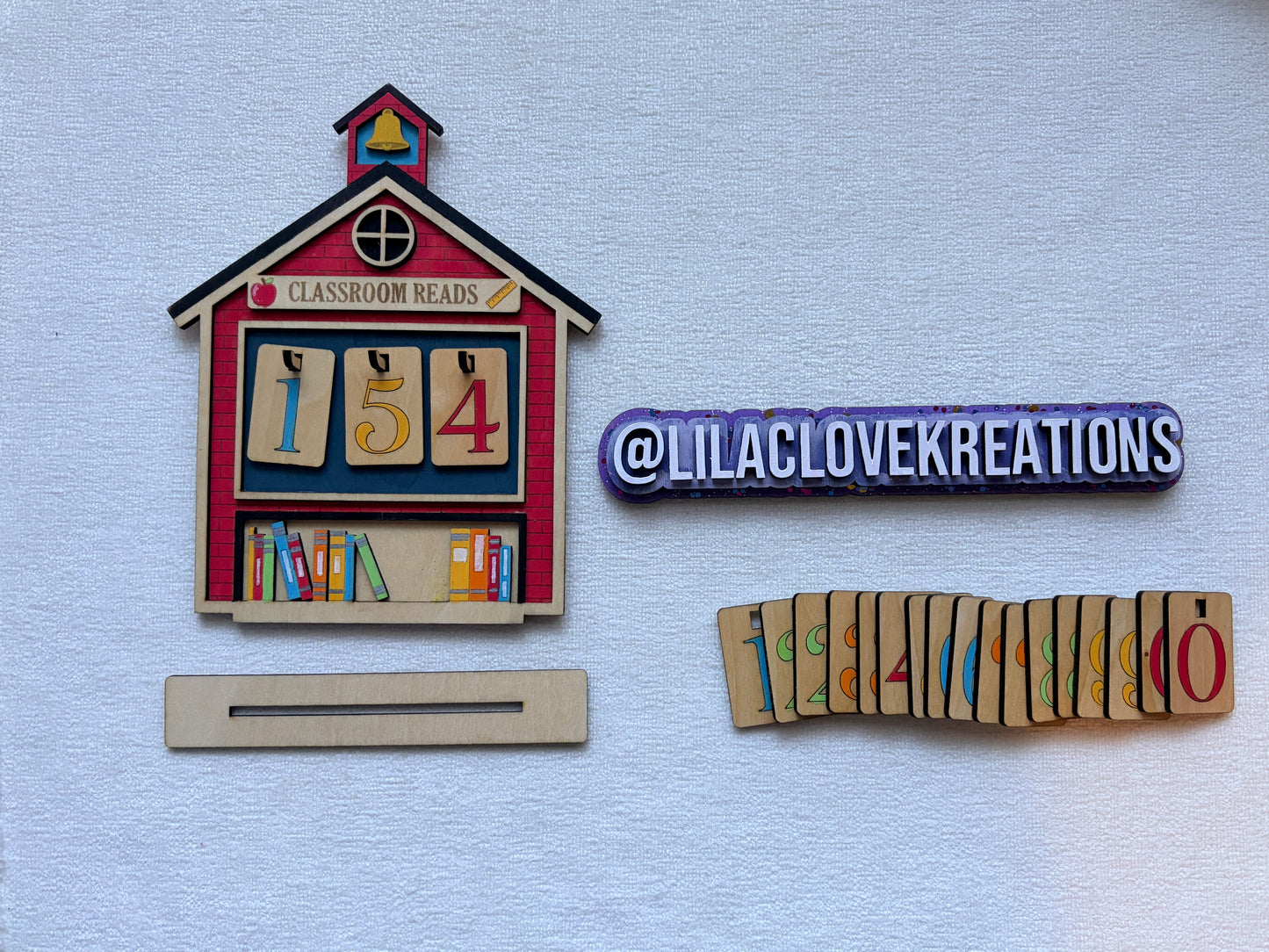 SCHOOL HOUSE READING TRACKER STAND