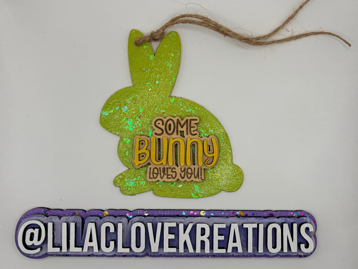 EASTER SOME BUNNY LOVES YOU TAG