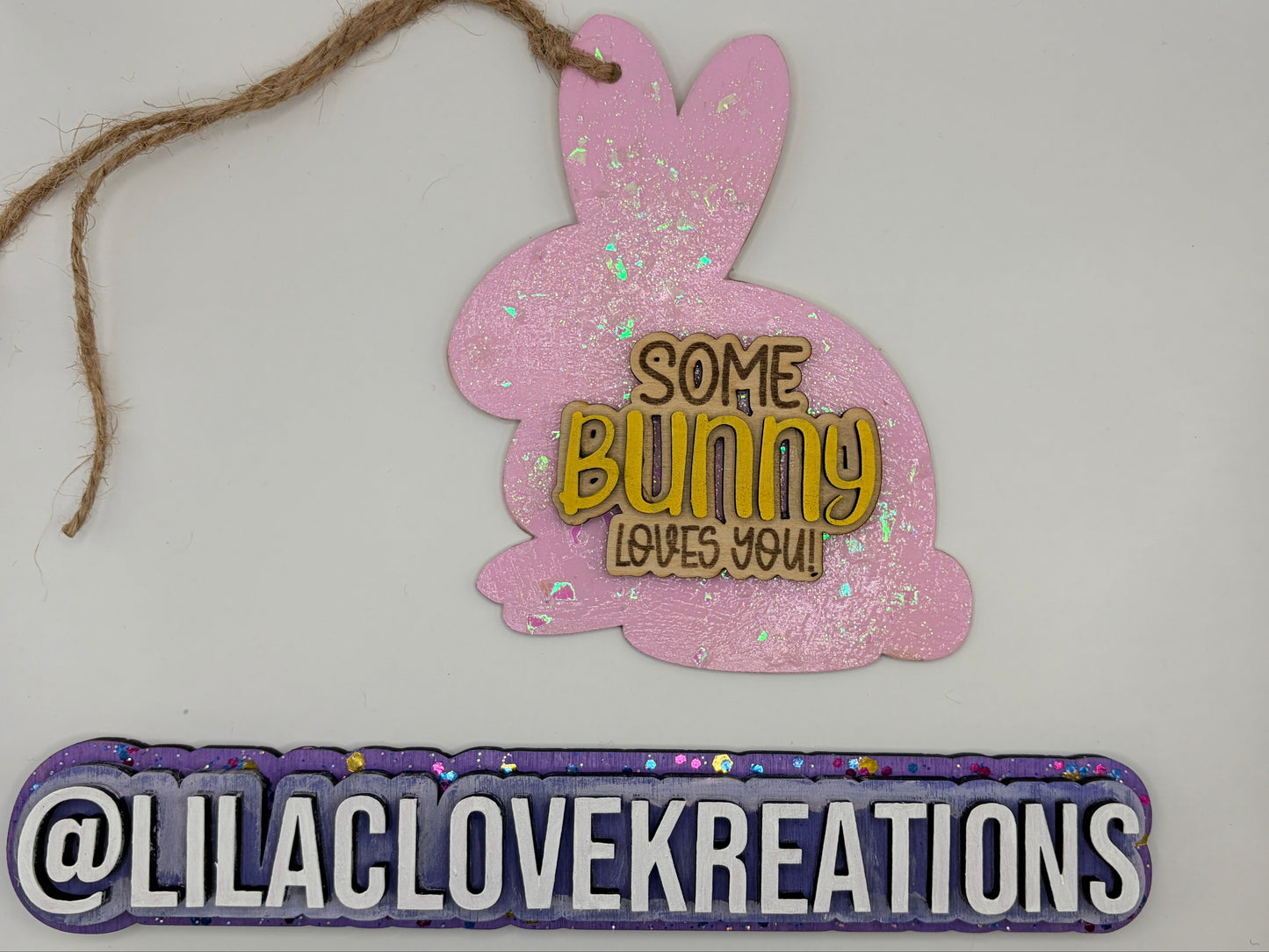 EASTER SOME BUNNY LOVES YOU TAG