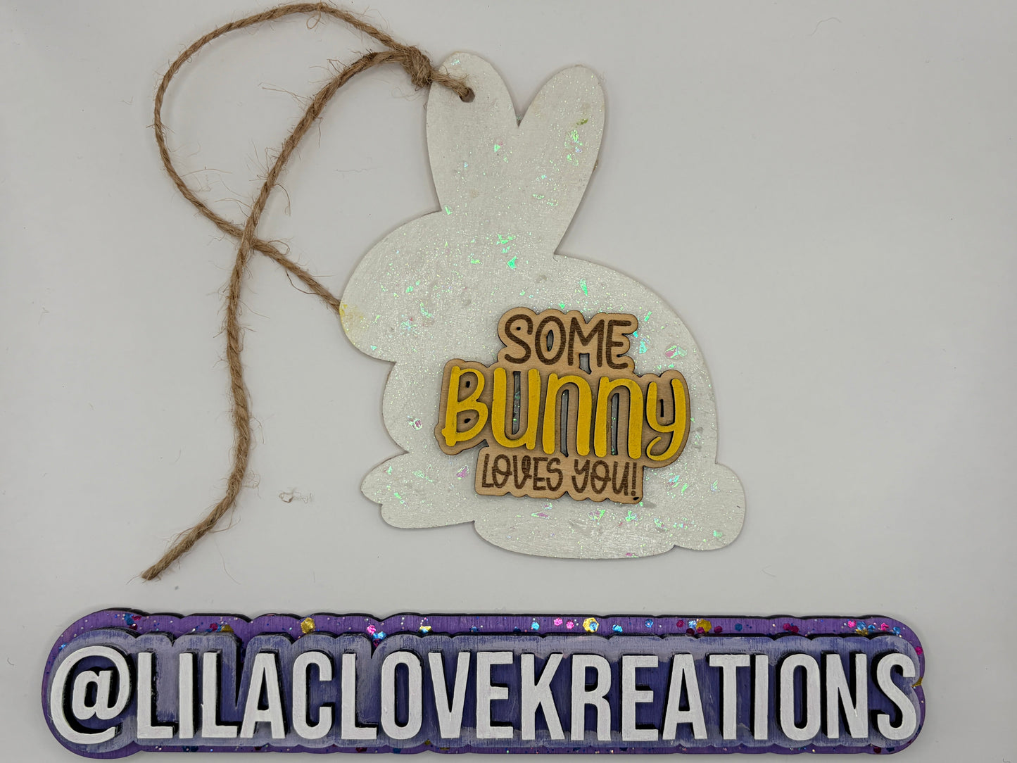 EASTER SOME BUNNY LOVES YOU TAG
