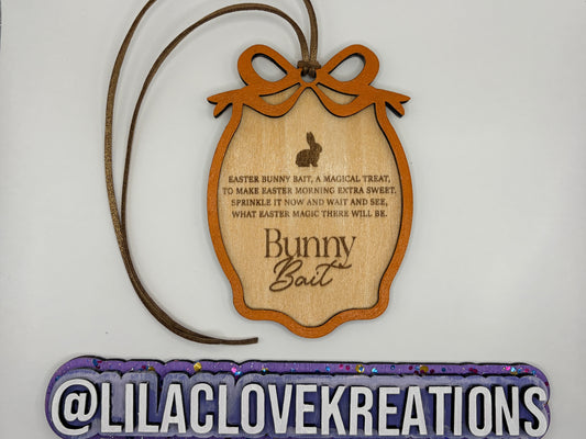 BUNNY BAIT EASTER TAG