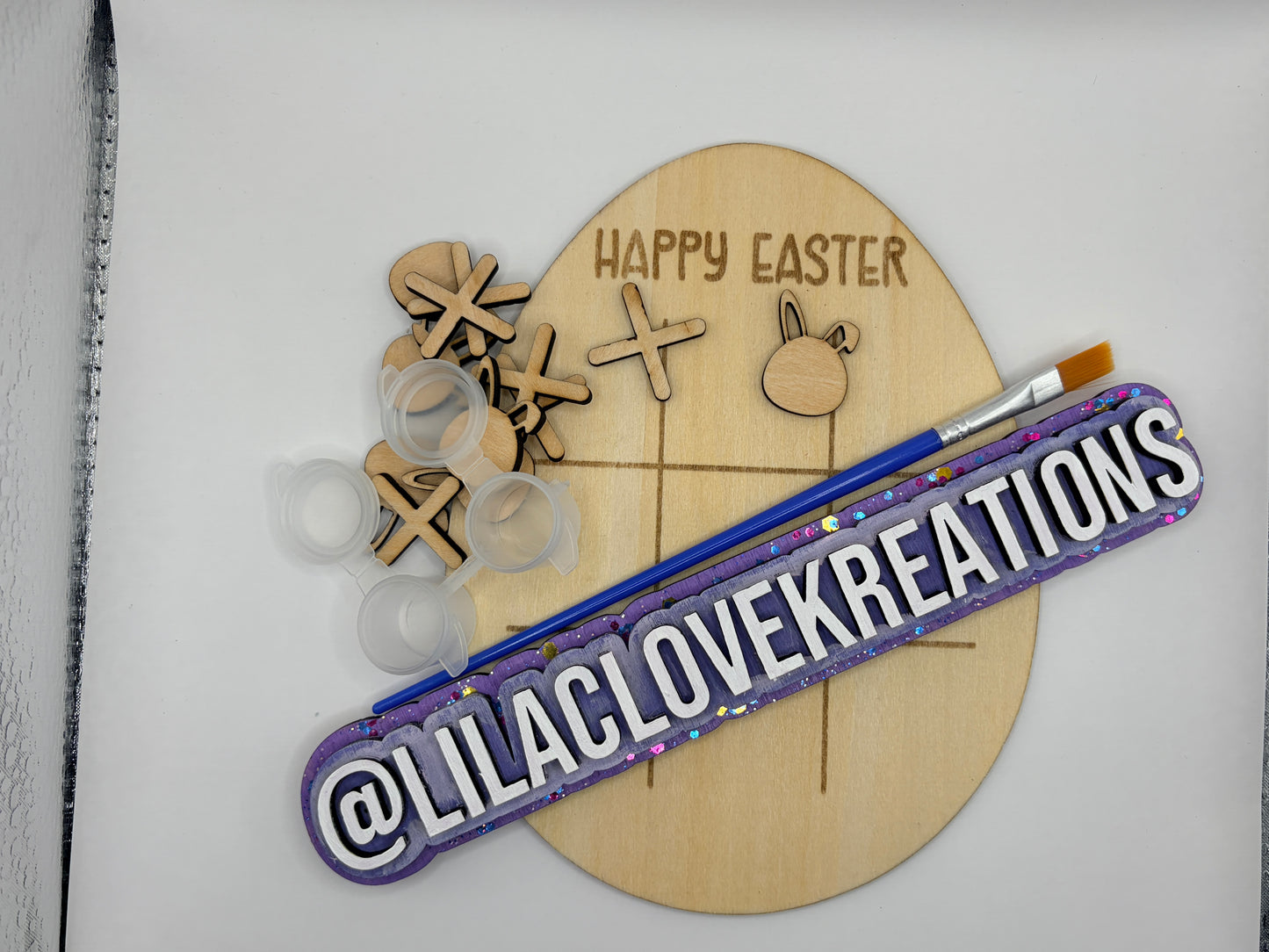 EASTER TIC TAC TOE PAINTING KIT