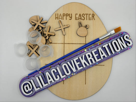 EASTER TIC TAC TOE PAINTING KIT