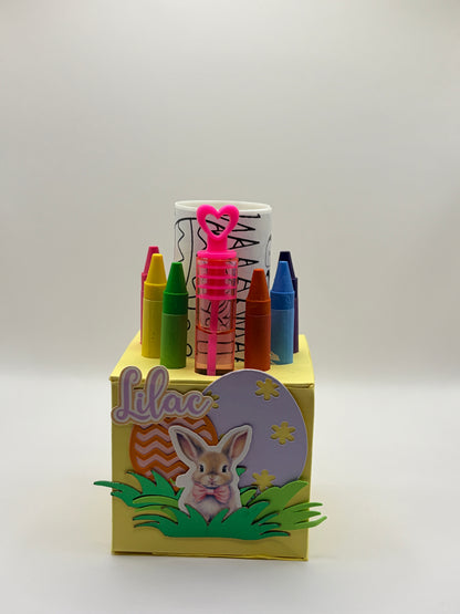 PERSONALIZED EASTER ACTIVITY BOX