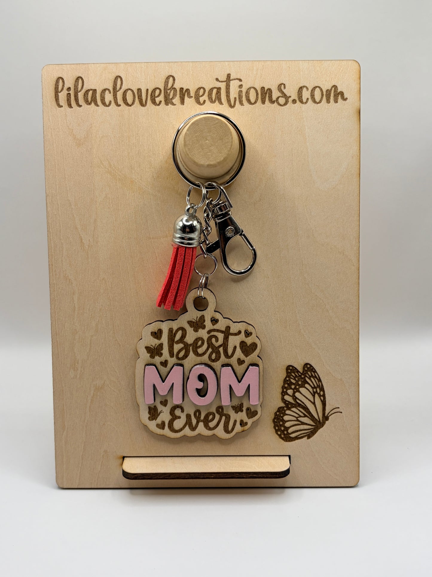 BEST MOM EVER KEYCHAIN