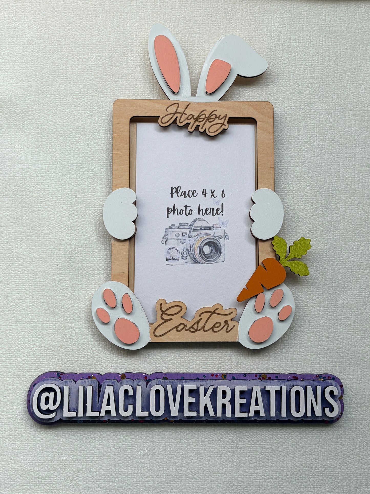 HAPPY EASTER BUNNY FRAME