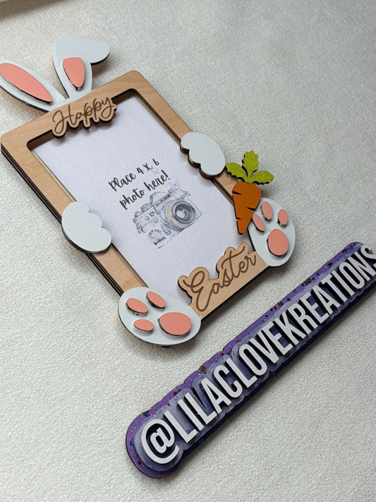 HAPPY EASTER BUNNY FRAME
