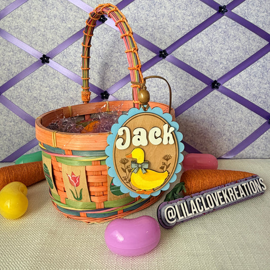 LARGE EASTER BASKET TAGS