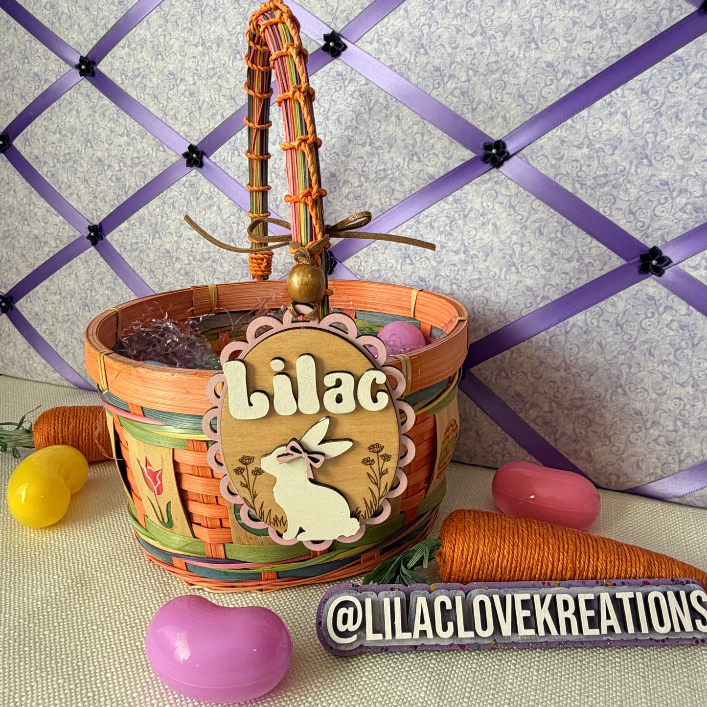 LARGE EASTER BASKET TAGS