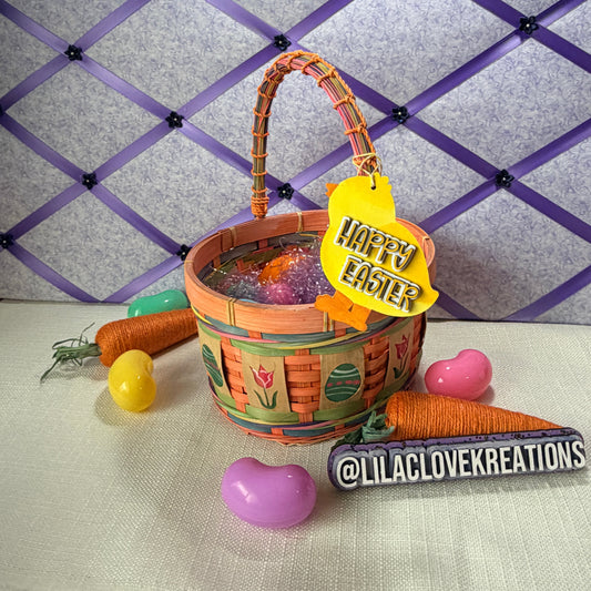 HAPPY EASTER CHICK GIFT TAG