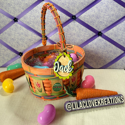 EASTER EGG PERSONALIZED TAG