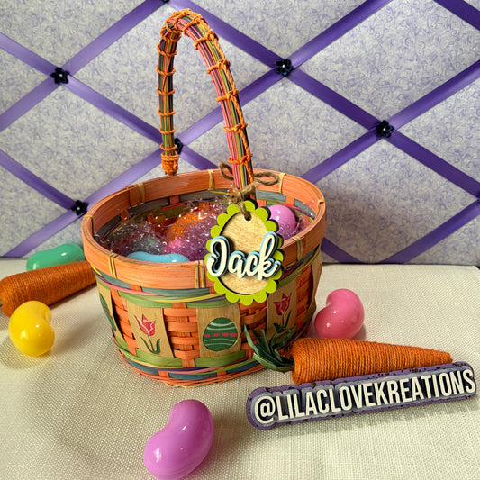 EASTER EGG PERSONALIZED TAG