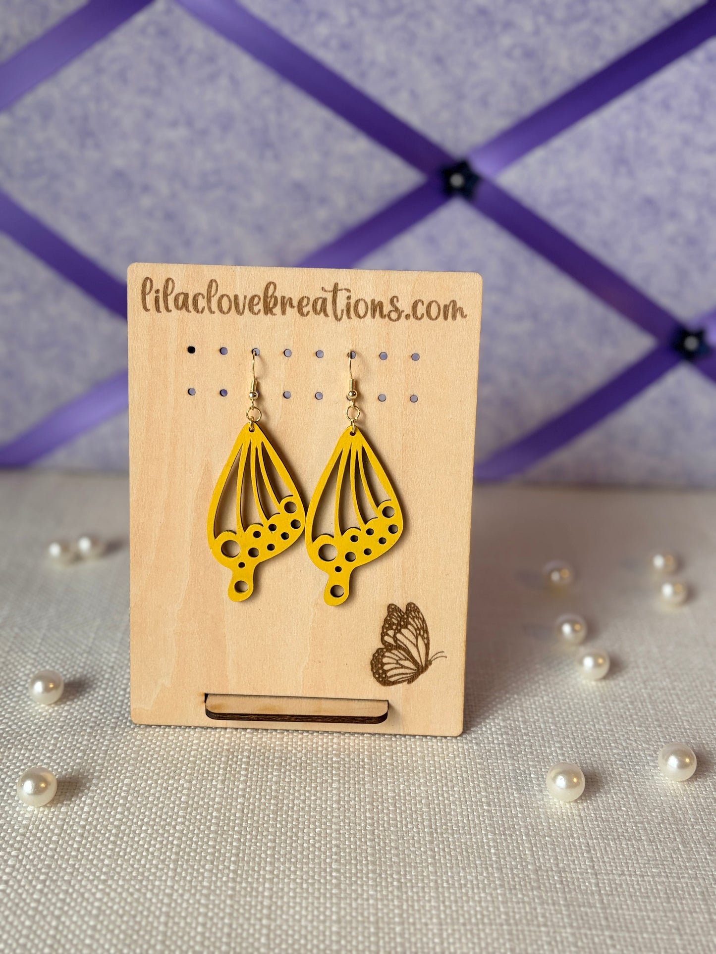 BUTTERFLY WING EARRING DROP COLLECTION