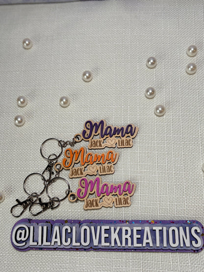 MAMA PERSONALIZED KEYCHAINS