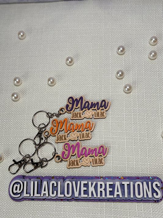 MAMA PERSONALIZED KEYCHAINS