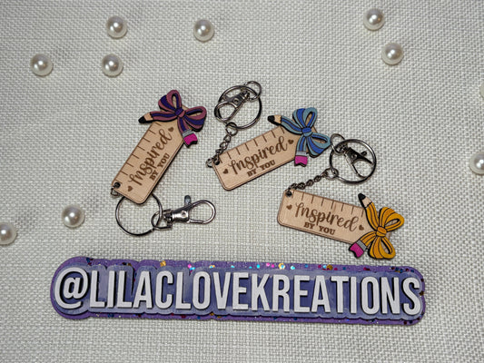 INSPIRED BY YOU KEYCHAIN