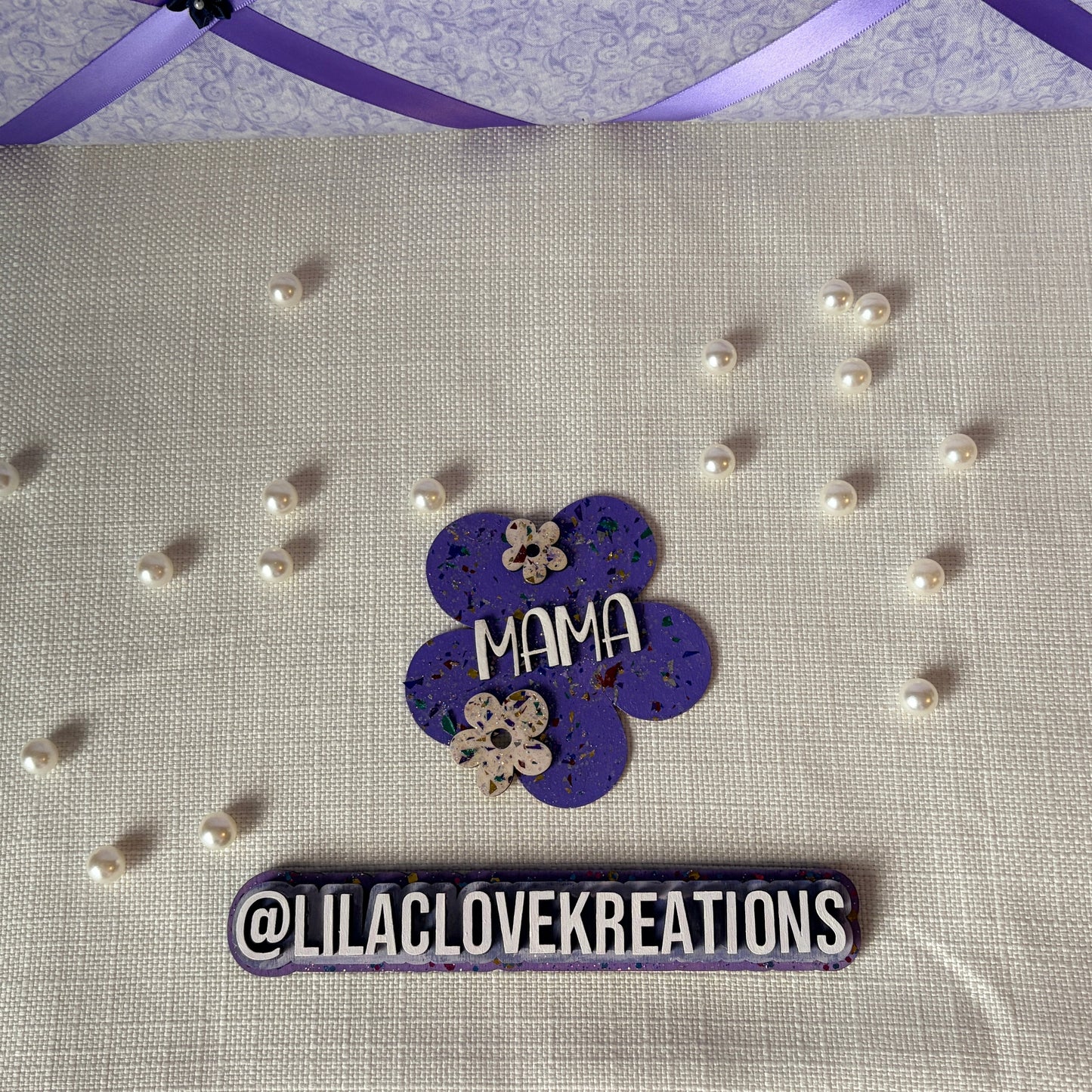 MOTHERS DAY FLOWER FRIDGE MAGNET