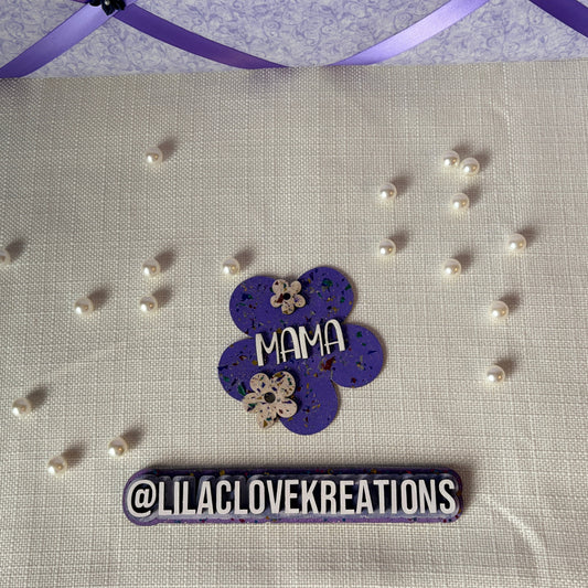 MOTHERS DAY FLOWER FRIDGE MAGNET